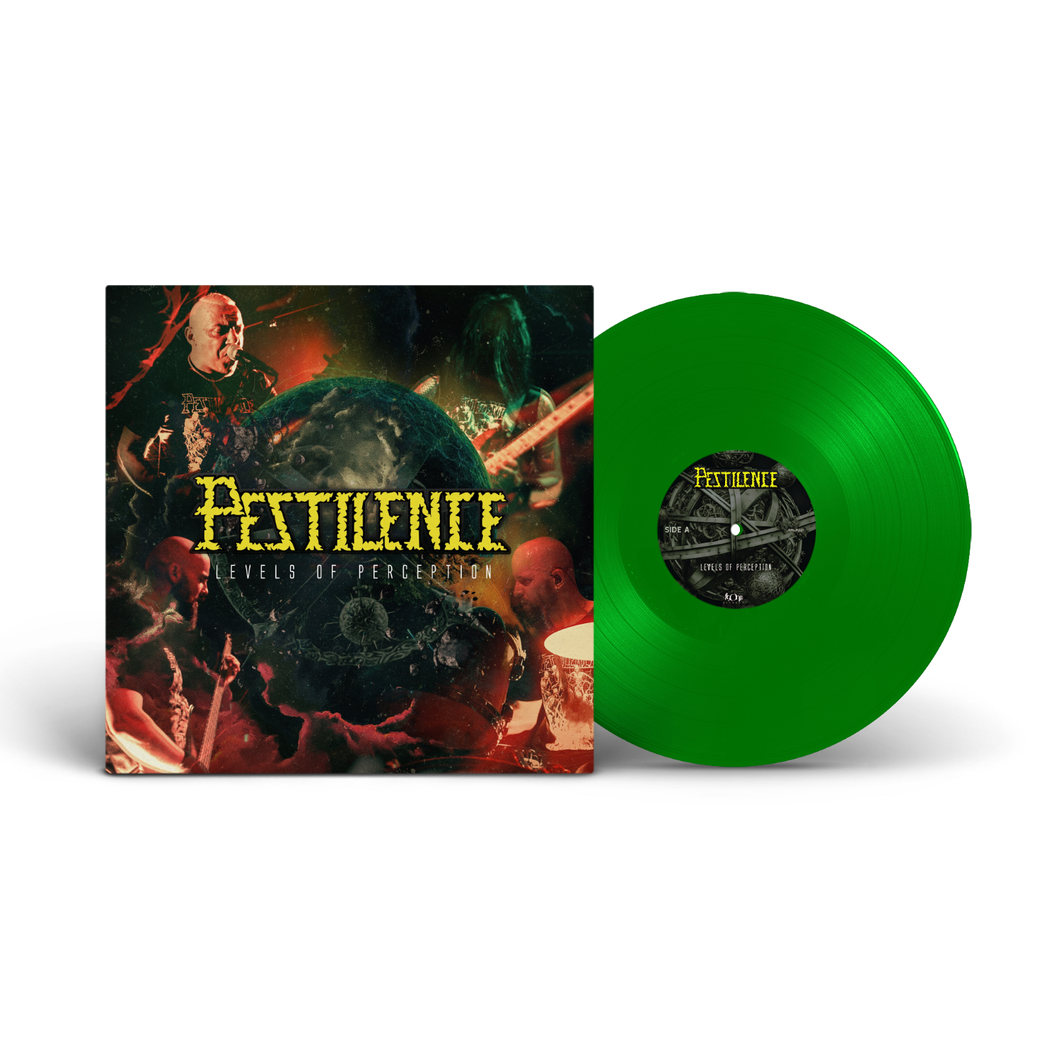 PESTILENCE Levels of Perception LP GREEN PESTILENCE Levels of Perception LP GREEN
